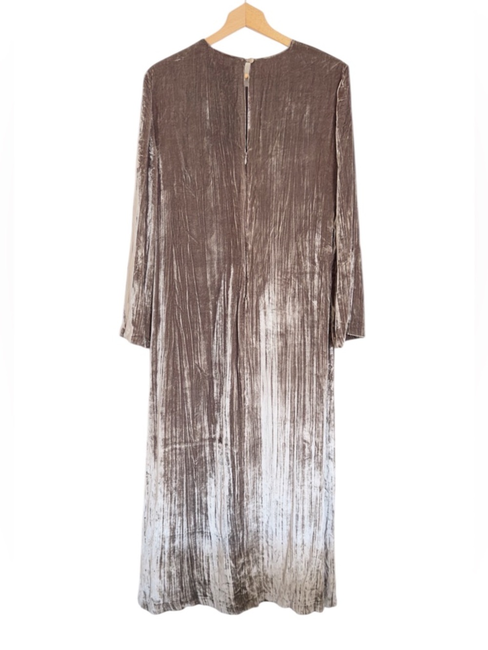 Jenni Kayne Exclusive Velvet Stella Flint Metallic Long Sleeve Maxi Dress size L - Picture 3 of 9